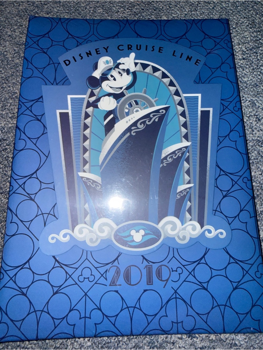 Disney Cruise Line 2019 Collectible photo album  - Blue